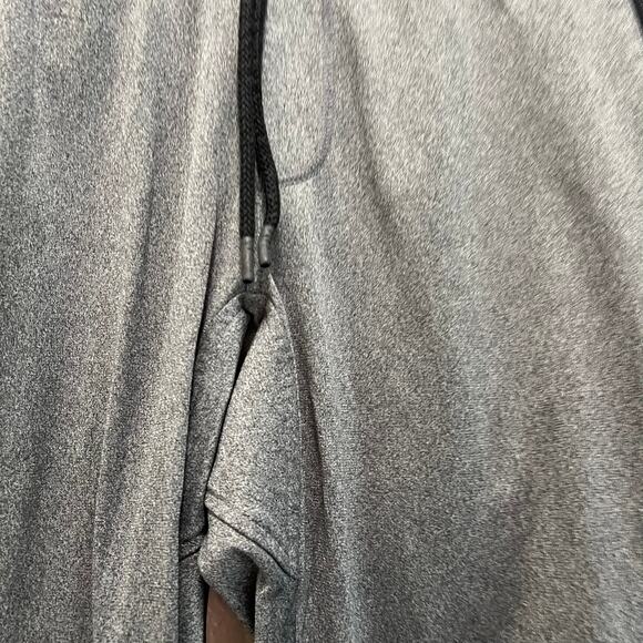 Under Armour Loose Cold Gear Jogger Pants Heather Gray Black Drawstring Sz L - Picture 5 of 7